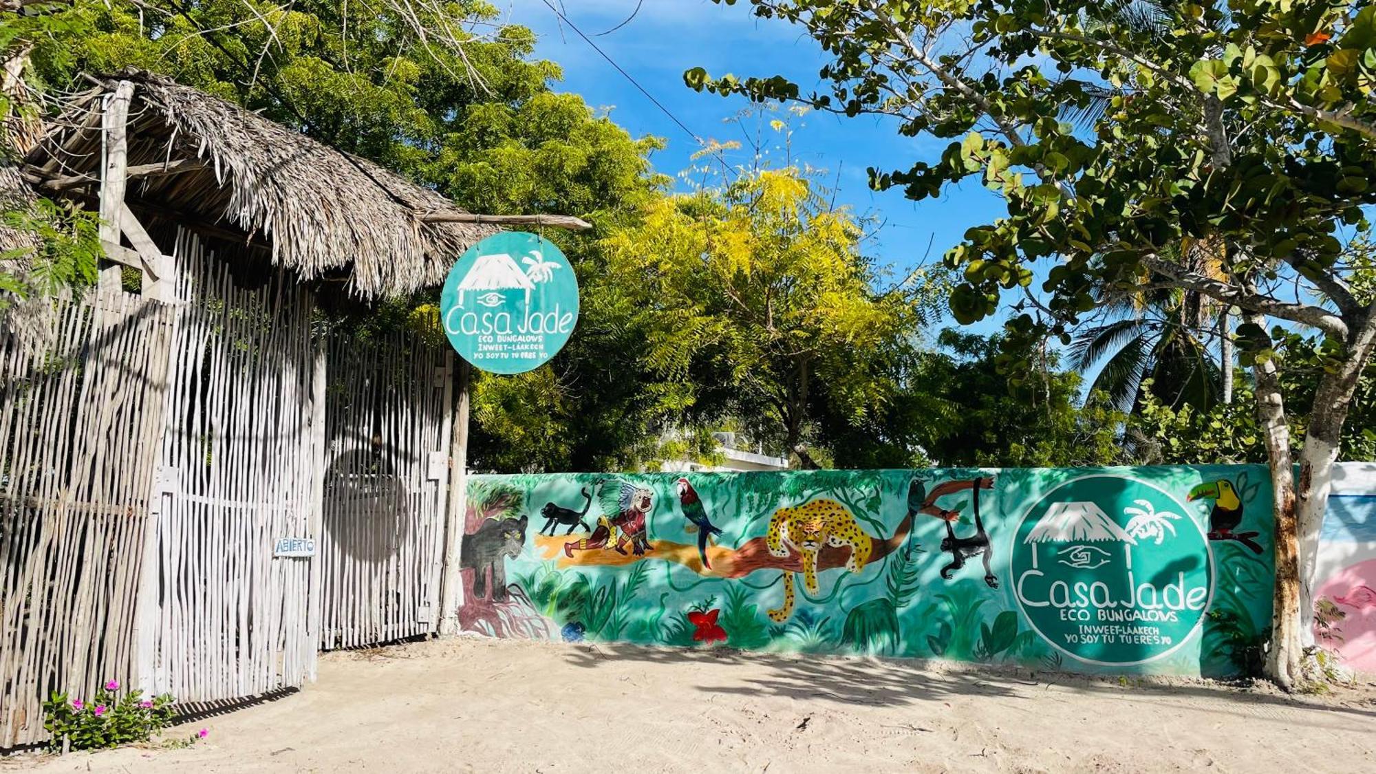 Casa Jade Ecobungalows Las coloradas Yuluc Exterior foto